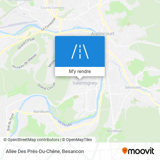 Allée Des Prés-Du-Chêne plan