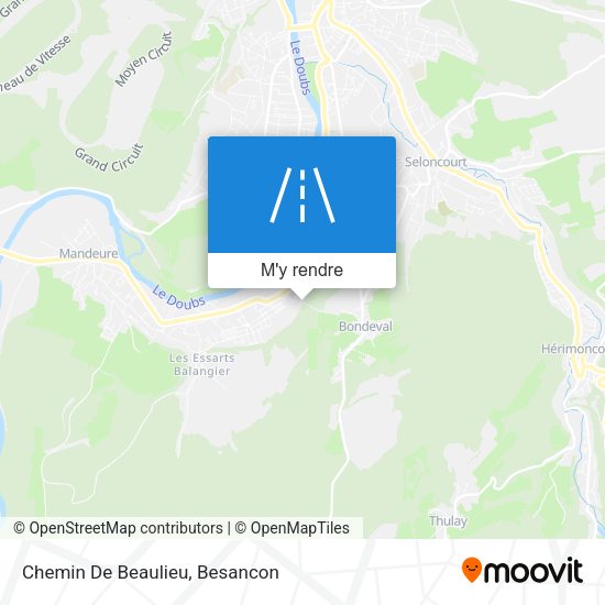 Chemin De Beaulieu plan