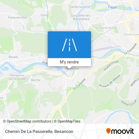 Chemin De La Passerelle plan