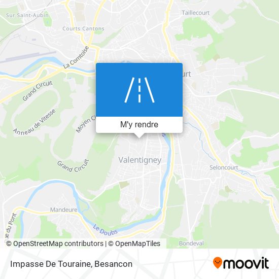 Impasse De Touraine plan