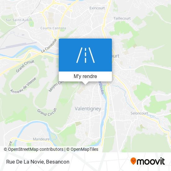 Rue De La Novie plan