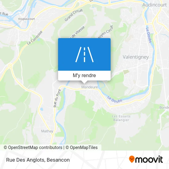 Rue Des Anglots plan