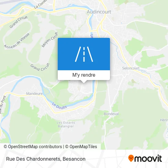 Rue Des Chardonnerets plan