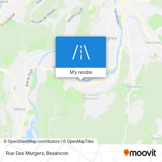 Rue Des Murgers plan