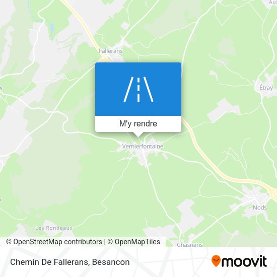 Chemin De Fallerans plan