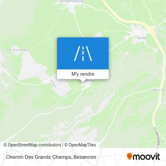 Chemin Des Grands Champs plan