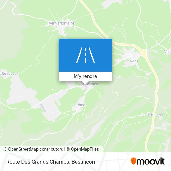 Route Des Grands Champs plan