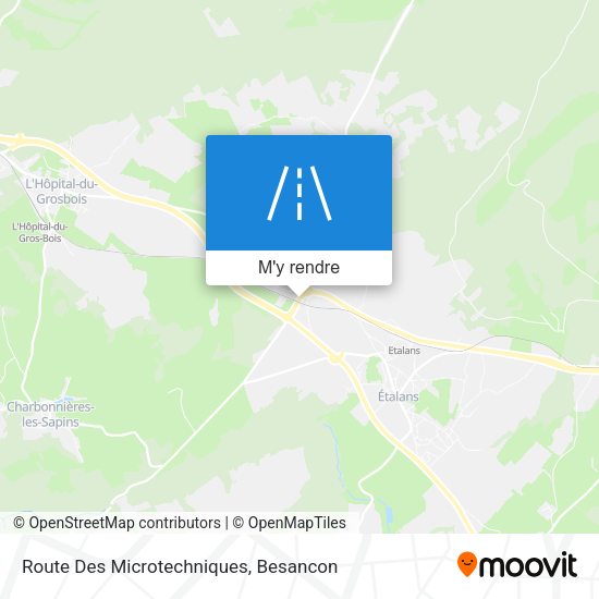 Route Des Microtechniques plan