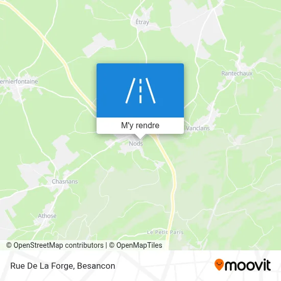 Rue De La Forge plan