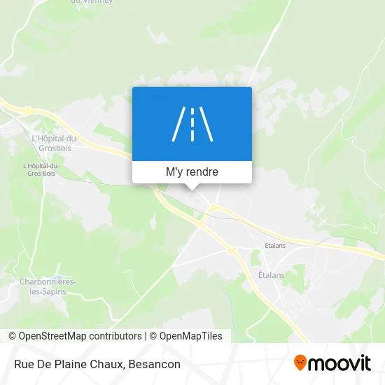 Rue De Plaine Chaux plan