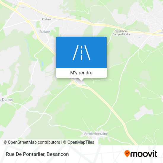 Rue De Pontarlier plan