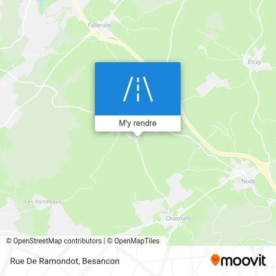 Rue De Ramondot plan