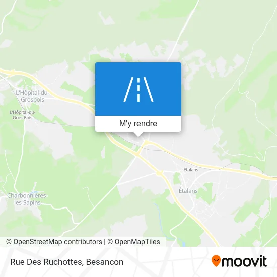 Rue Des Ruchottes plan