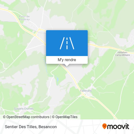 Sentier Des Tilles plan