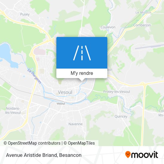 Avenue Aristide Briand plan