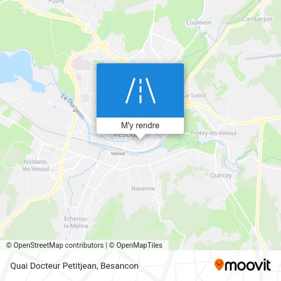 Quai Docteur Petitjean plan