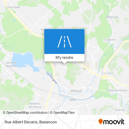 Rue Albert Decaris plan
