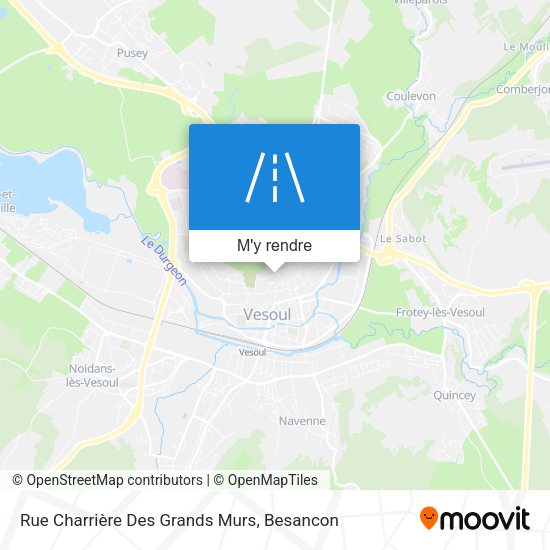 Rue Charrière Des Grands Murs plan