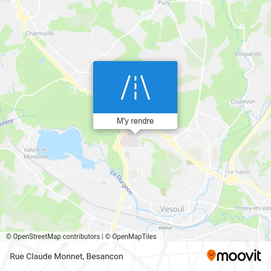 Rue Claude Monnet plan