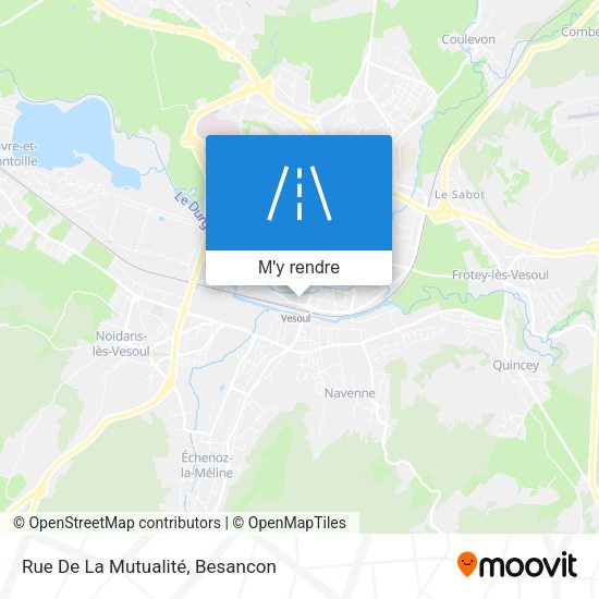 Rue De La Mutualité plan