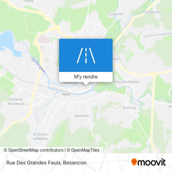 Rue Des Grandes Faulx plan