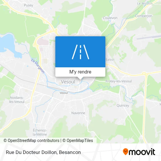 Rue Du Docteur Doillon plan