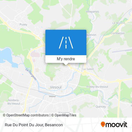 Rue Du Point Du Jour plan