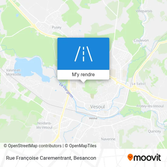 Rue Françoise Carementrant plan