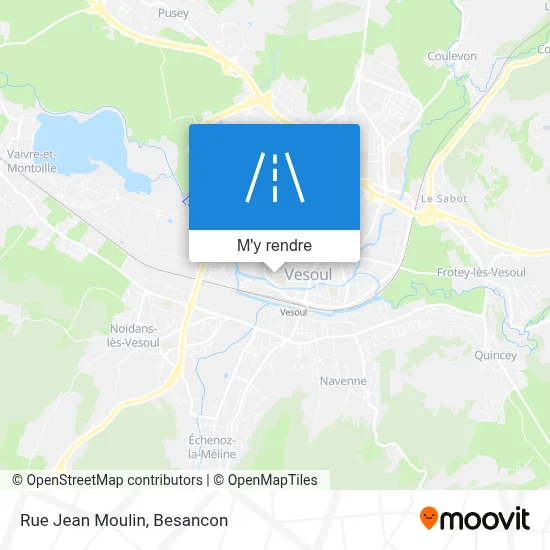 Rue Jean Moulin plan