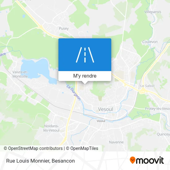 Rue Louis Monnier plan