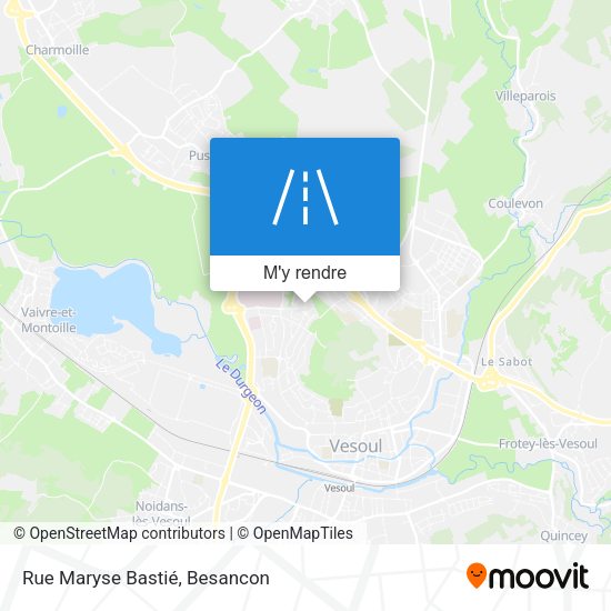 Rue Maryse Bastié plan