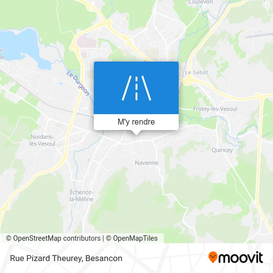 Rue Pizard Theurey plan