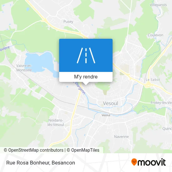 Rue Rosa Bonheur plan