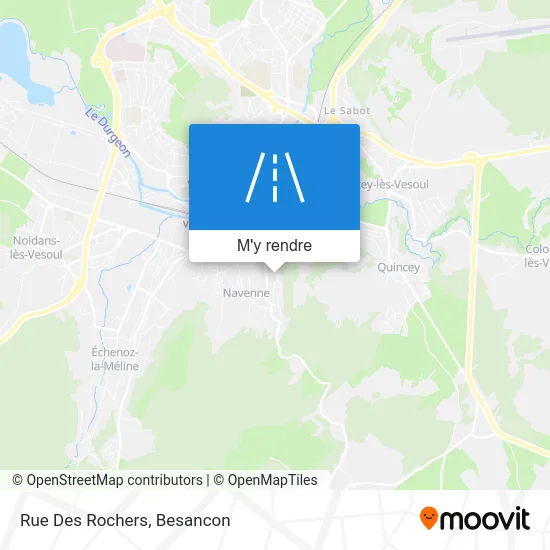 Rue Des Rochers plan