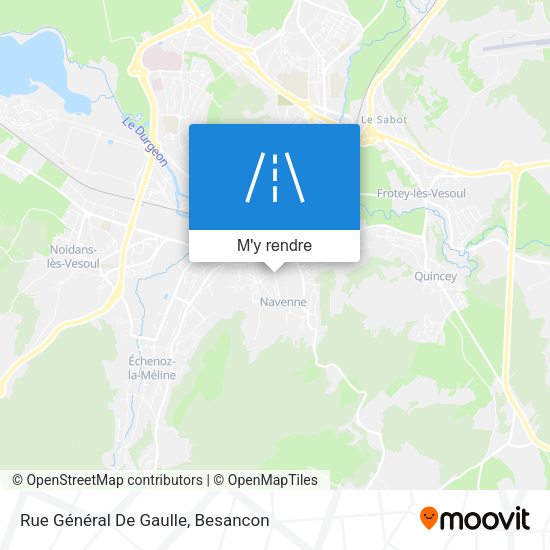 Rue Général De Gaulle plan