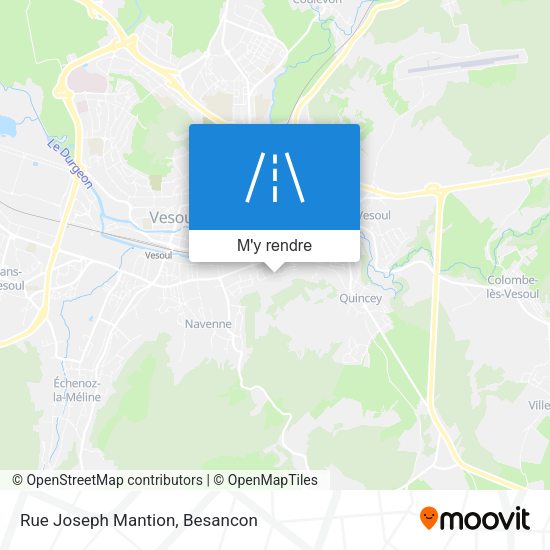 Rue Joseph Mantion plan