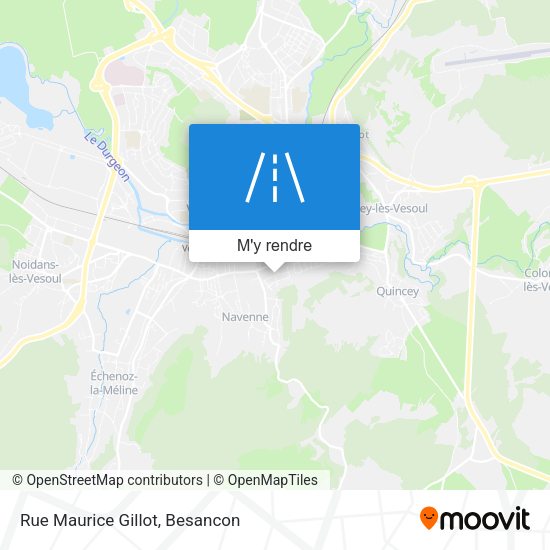 Rue Maurice Gillot plan