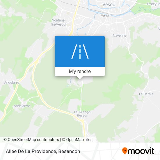 Allée De La Providence plan