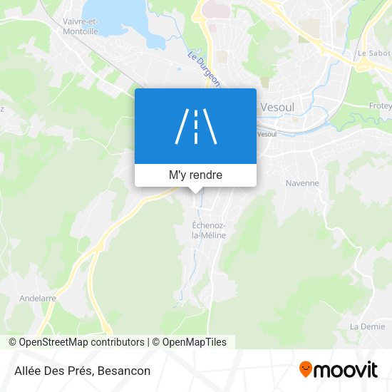 Allée Des Prés plan