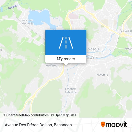 Avenue Des Frères Doillon plan