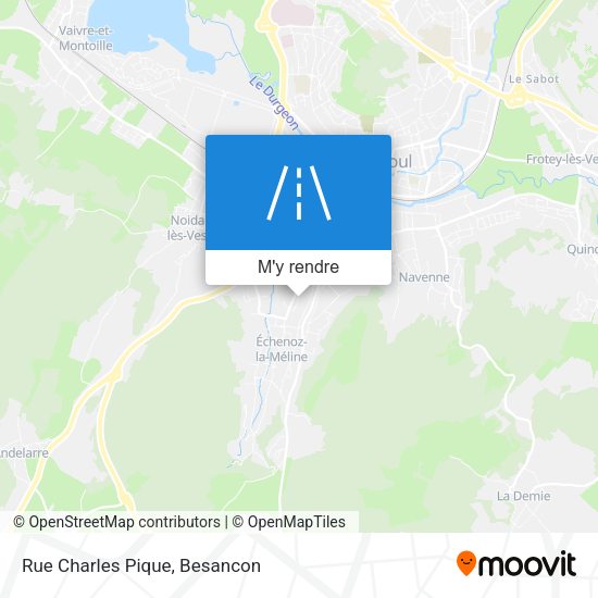 Rue Charles Pique plan
