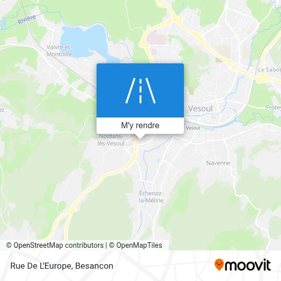 Rue De L'Europe plan