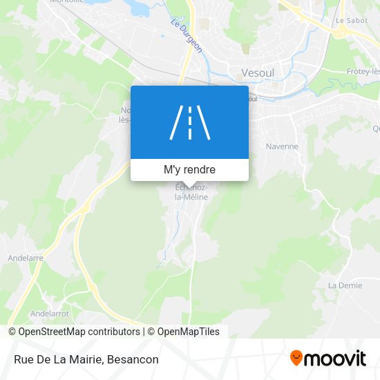 Rue De La Mairie plan