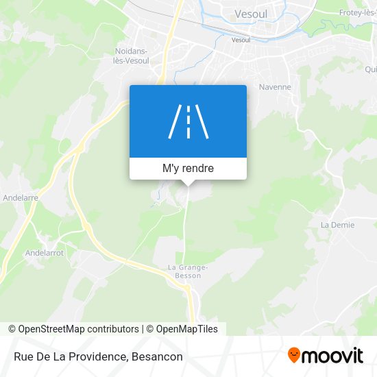 Rue De La Providence plan