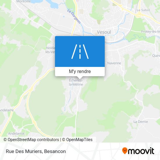 Rue Des Muriers plan