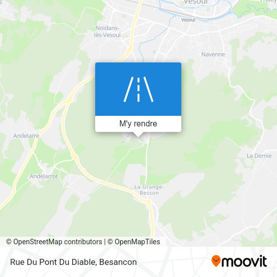 Rue Du Pont Du Diable plan