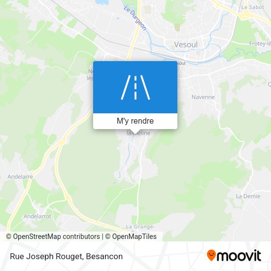 Rue Joseph Rouget plan