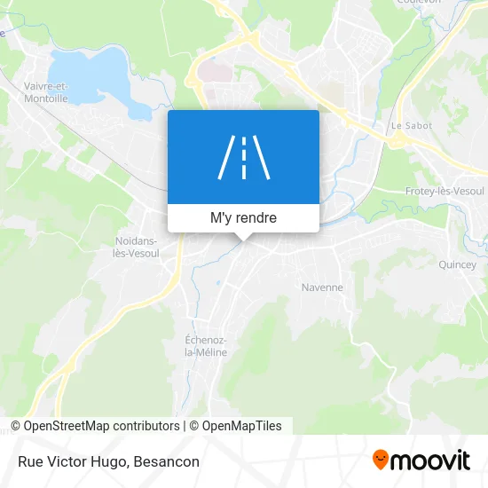 Rue Victor Hugo plan