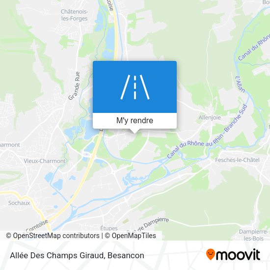 Allée Des Champs Giraud plan