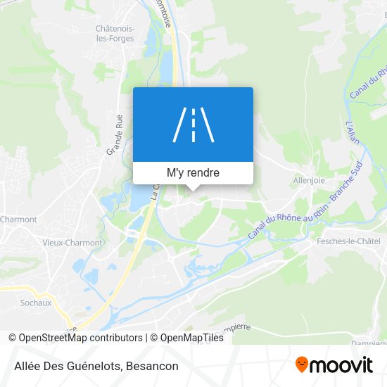 Allée Des Guénelots plan